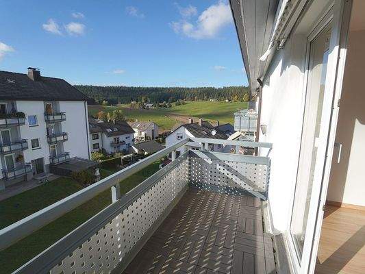 Toller Ausblick vom Balkon