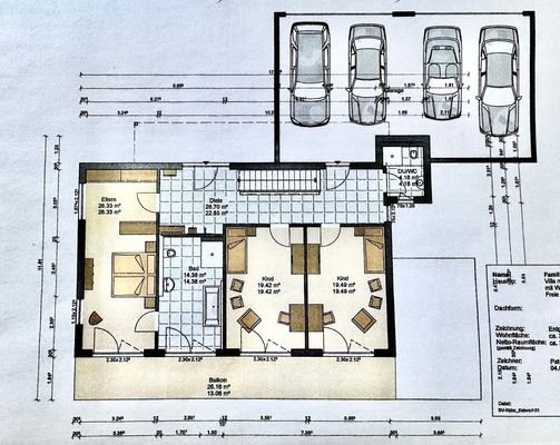 Visualisierter Grundriss Erdgeschoss-Ebene