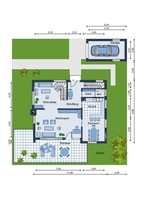 Grundriss EG