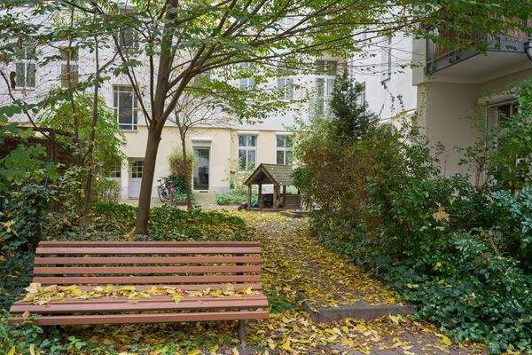 Idyllischer Innenhof