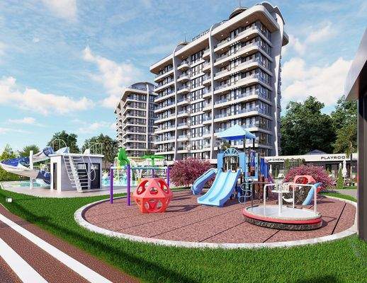 Stylish Apartments in a Hotel-Concept Complex in Demirtaş Alanya