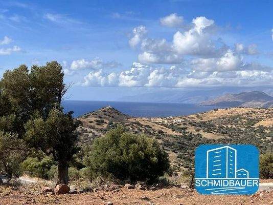 Kreta, Triopetra: Grundstück mit herrlichem Meerblick zu verkaufen