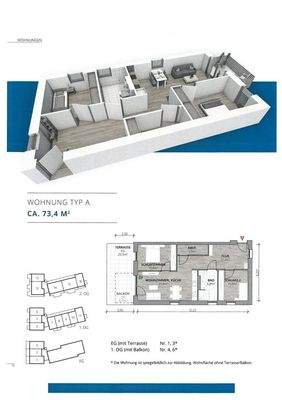 Beispiel Grundriss Wohnung Typ A