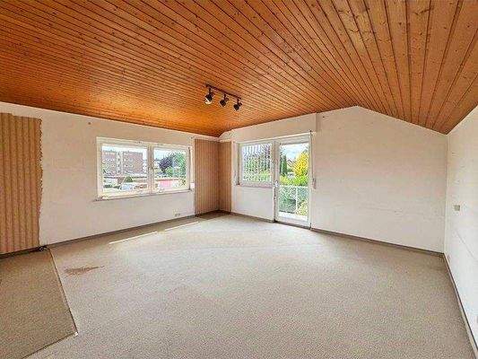 Schlafbereich mit Balkon