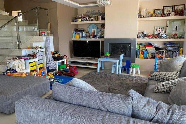 Luxuriöses Steinhaus mit Hamam, Pool und Meerblick