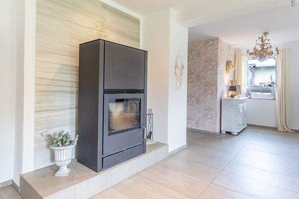 Einer der vielen Öfen im Haus