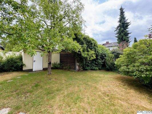 Garten und Garagenzugang