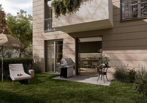 Visualisierung Gartenwohnung