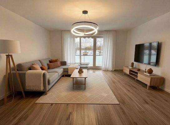 Wohnzimmer - KI Einrichtungsbeispiel