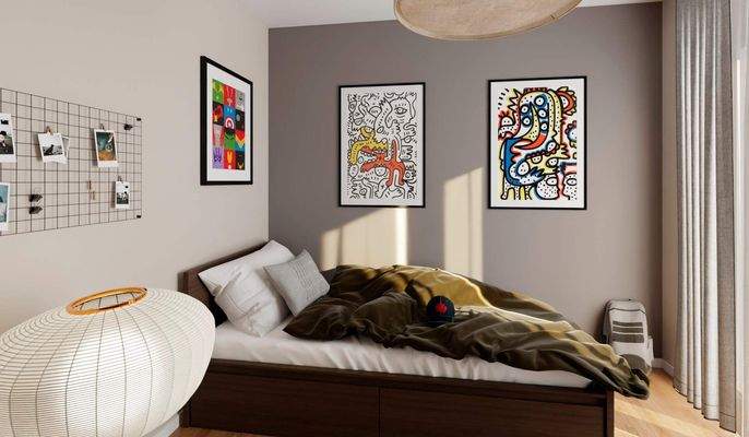 Ein schönes, helles Kinderzimmer