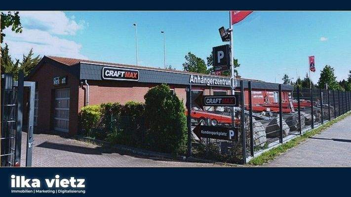 Einfahrtsbereich zum Grundstück