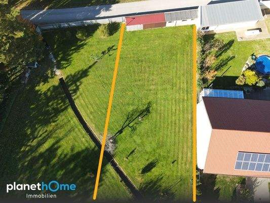 Eher sonniges Teilgrundstueck