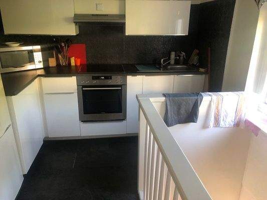 Ansicht von der Küche vom Gästehaus