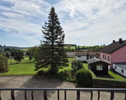 Aussicht vom Südbalkon