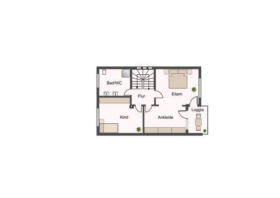 Grundriss Obergeschoss