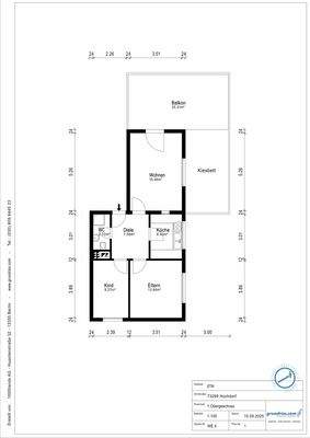Grundriss - nicht maßstäblich