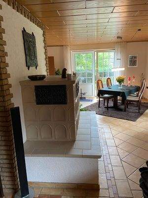 Blick in das Wohnzimmer