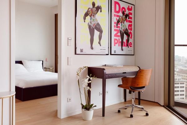 Blick ins Schlafzimmer