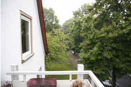 Blick vom Balkon