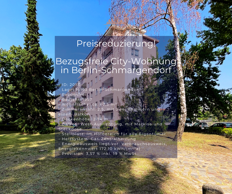 Preisreduzierung_ ID 2050 Berlin-Schmargendorf