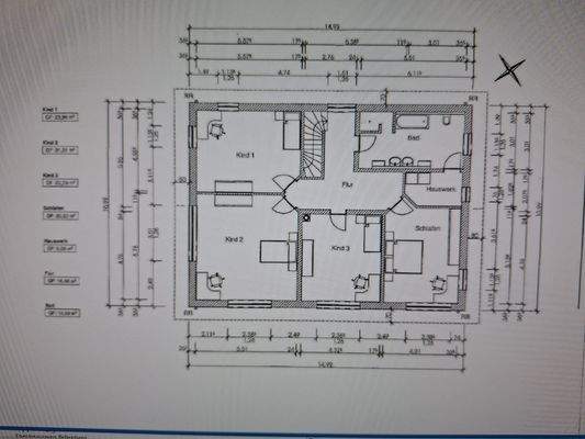 Obergeschoss Aufteilung