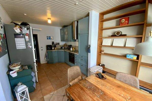 Küche mit Esszimmer