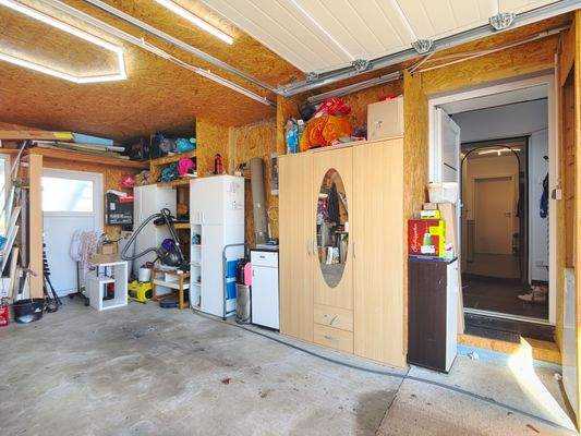 Garage mit Hauseingang