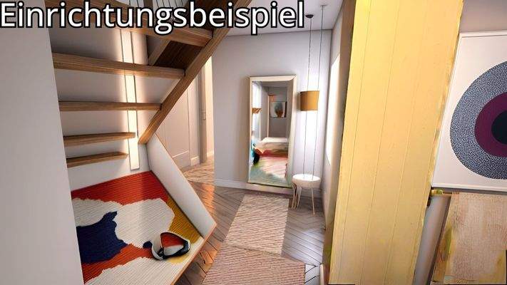 Blick vom Flur in die Küche