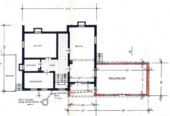 Grundriss Untergeschoss