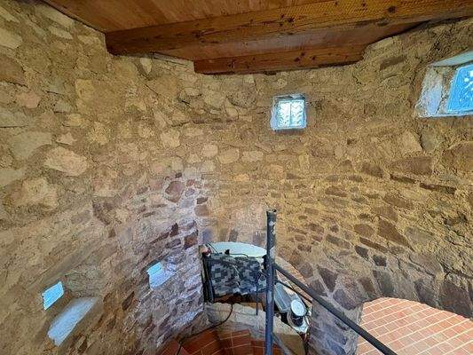 Treppenhaus im Garagenanbau