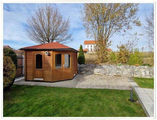 Gartenhaus mit Stromanschluss