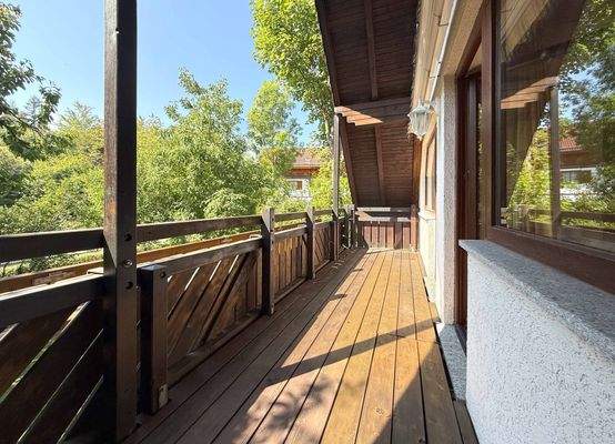 Balkon Richtung Südwesten