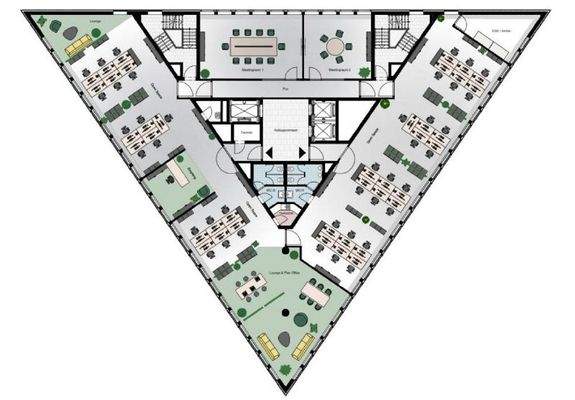 Beispielgrundriss Bauteil E