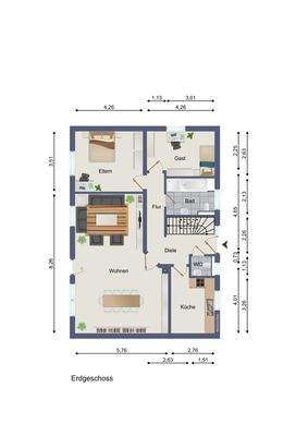 Grundriss Erdgeschoss