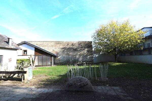 Garten im hinteren Teil des Grundstücks