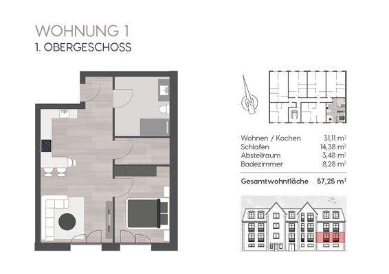 Einzelne Grundrisse 1 