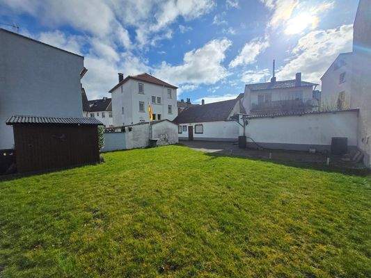 Blick auf das Haupthaus