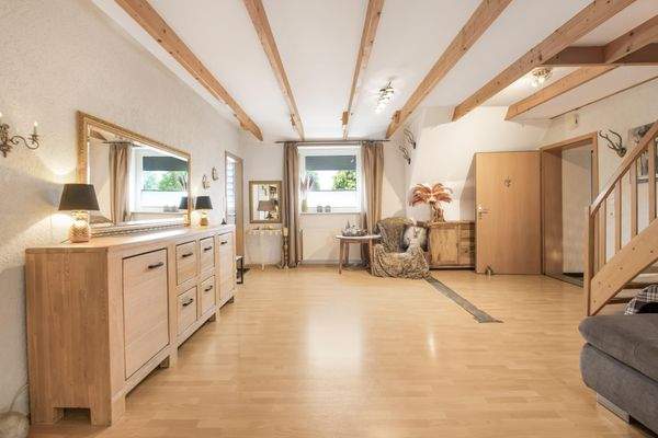 Wohnbereich im Dachgeschoss