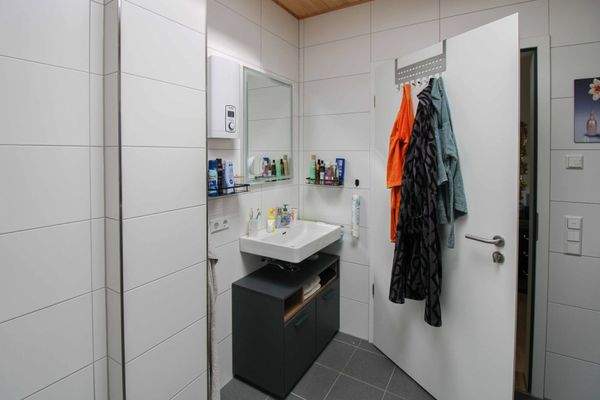 Badezimmer mit Oberlicht