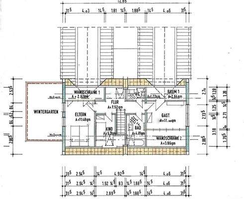 Grundriss Obergeschoss