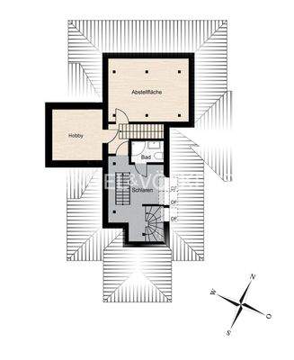 Obere Maisonette Ebene