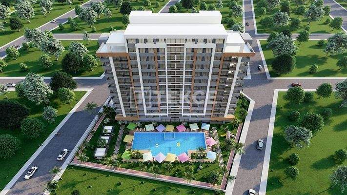 Newly-Built Apartments in a Stylish Project in Arpaçbahşiş Mersin