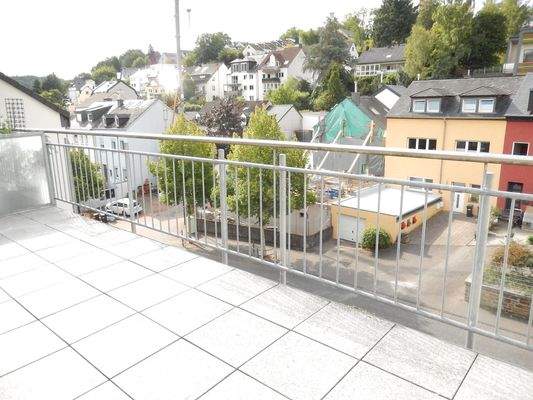 Ausblick  von der großen Dachterrasse