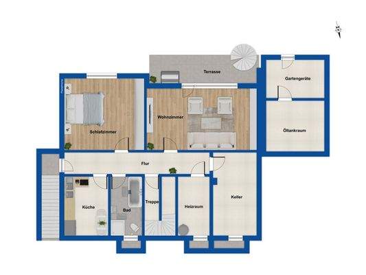 Grundriss Souterrain 