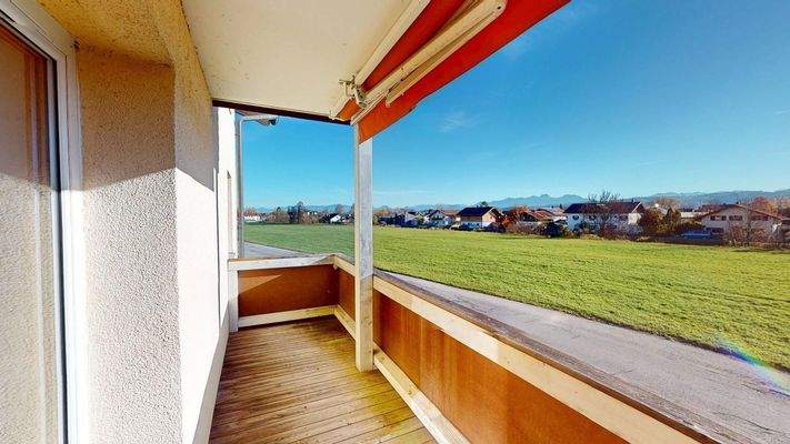 wunderbarer Bergblick