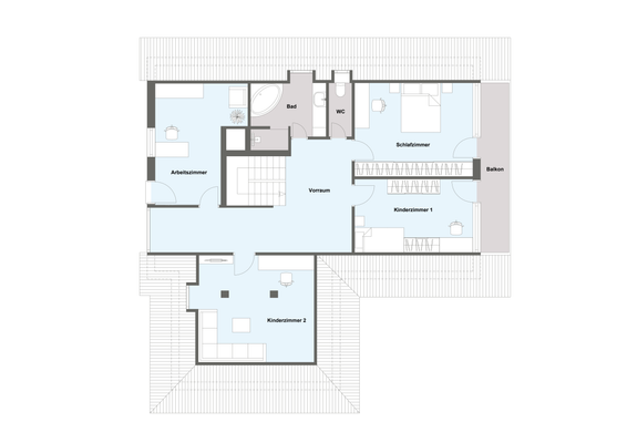 Grundriss Obergeschoss