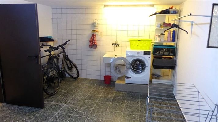 Platz für die Waschmaschine