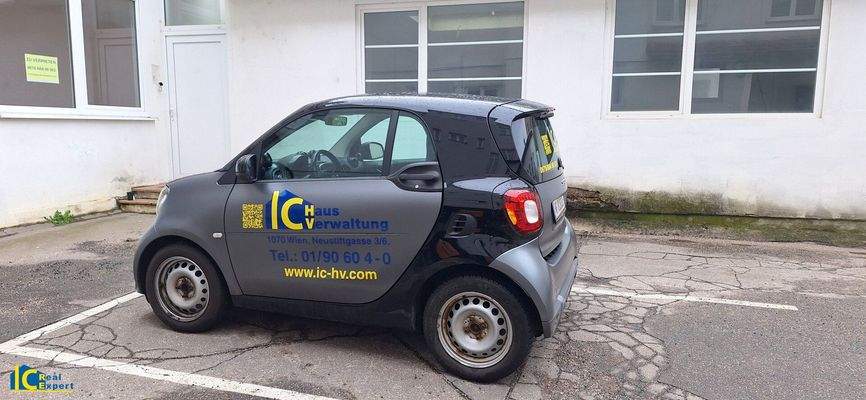 Dieser Parkplatz kann dazu angemietet werden