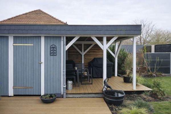 überdachte Terrasse