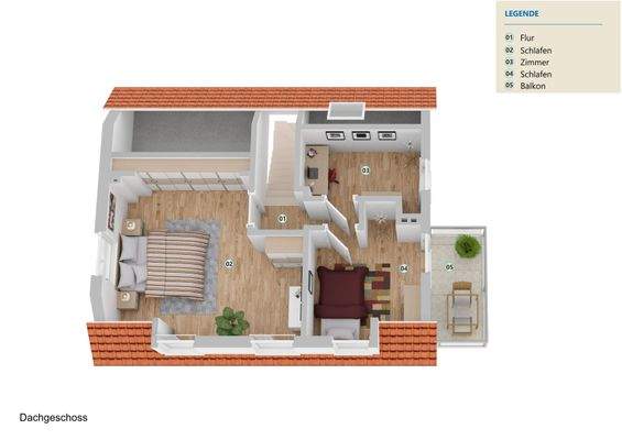 Grundriss Dachgeschoss